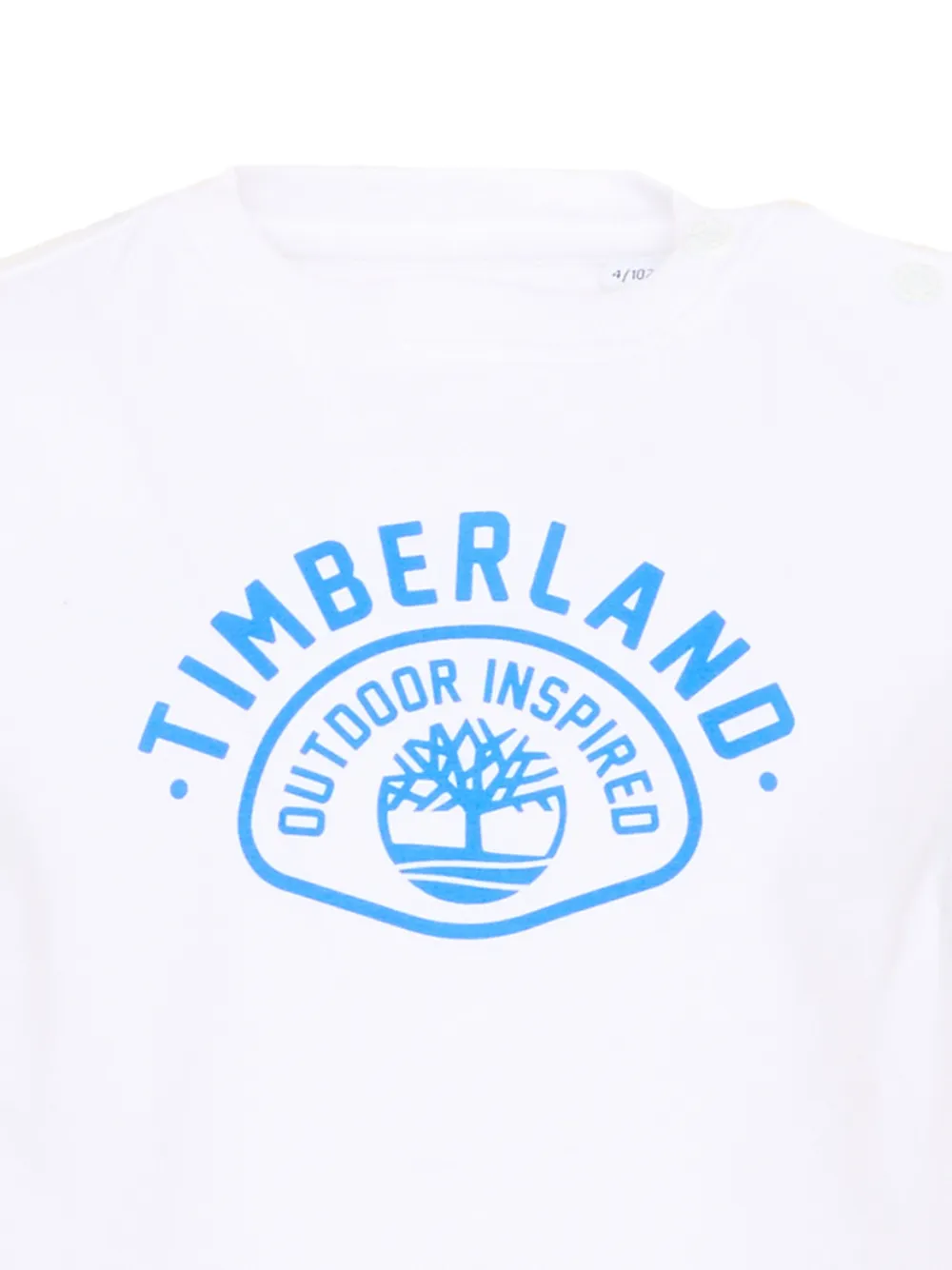 Timberland Kids logo-print cotton shorts set Blauw