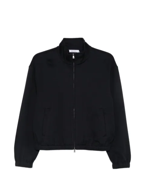 Max Mara zip-up jersey jacket