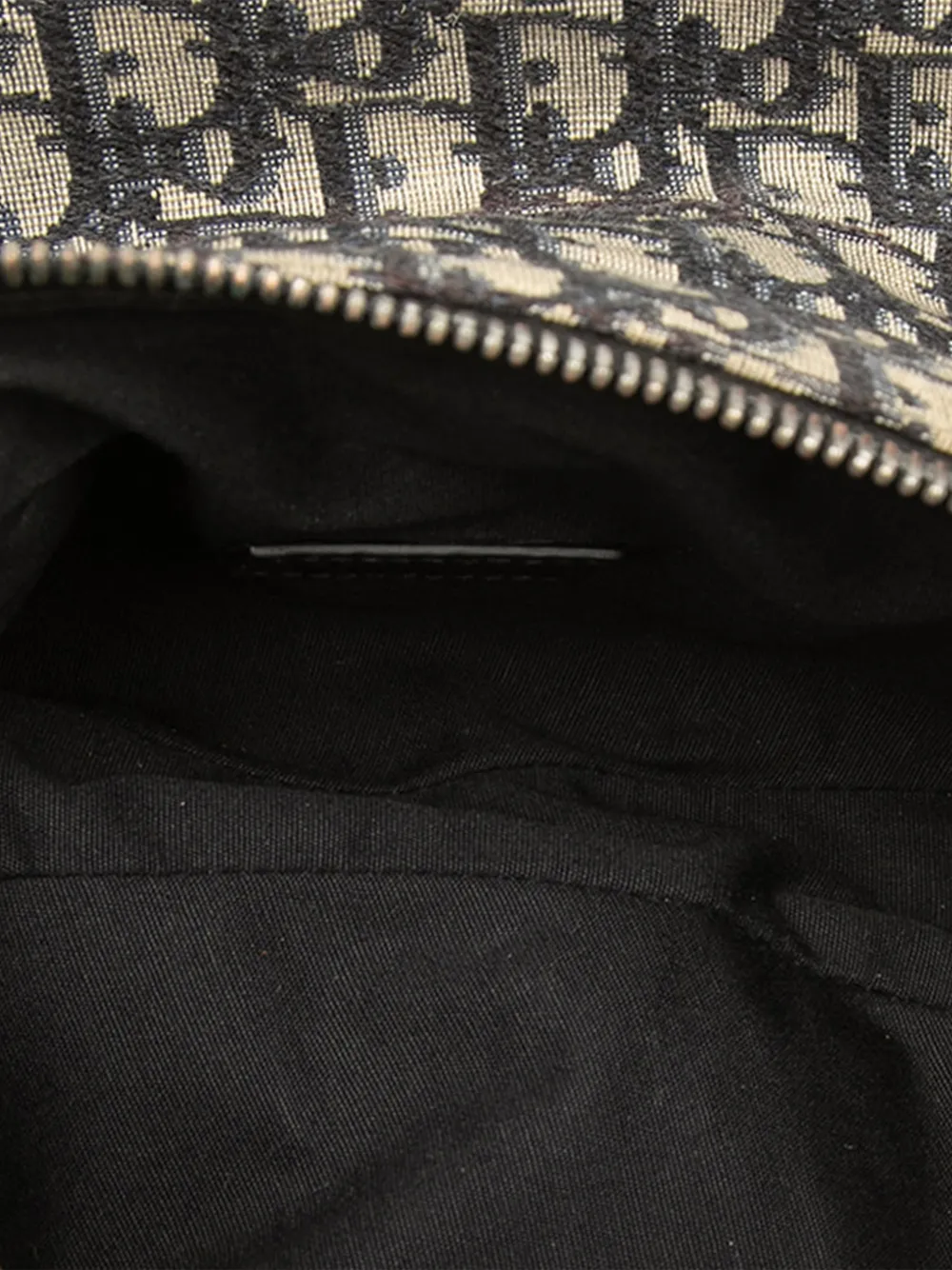 Dior Pre-owned 2019 Oblique Canvas Saddle Crossbody Bag in Blue, view 5