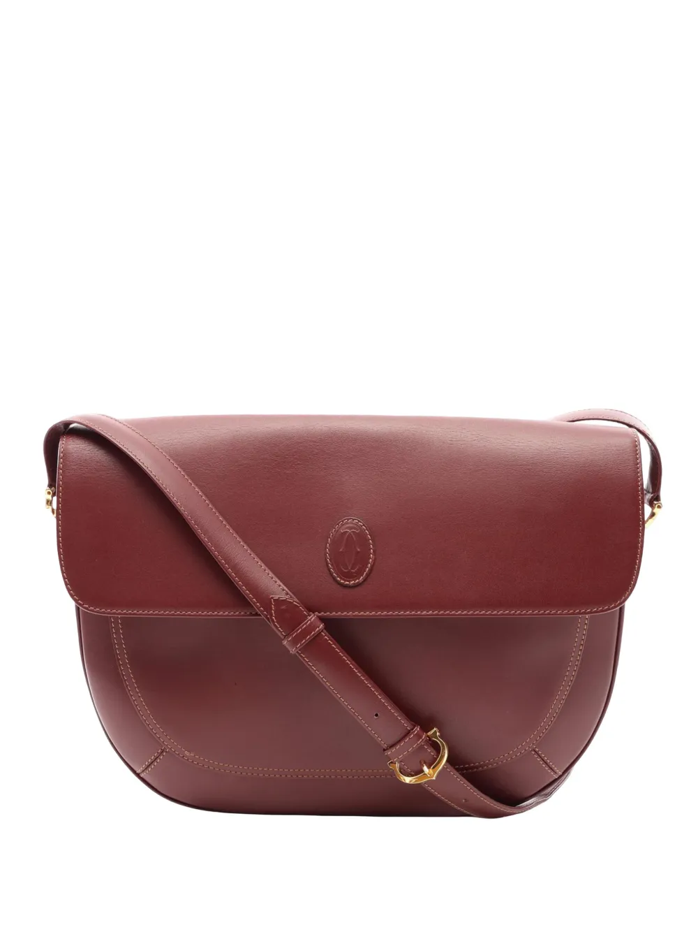 Cartier 1990-2000 Leather Must De Cartier crossbody bag - Rosso