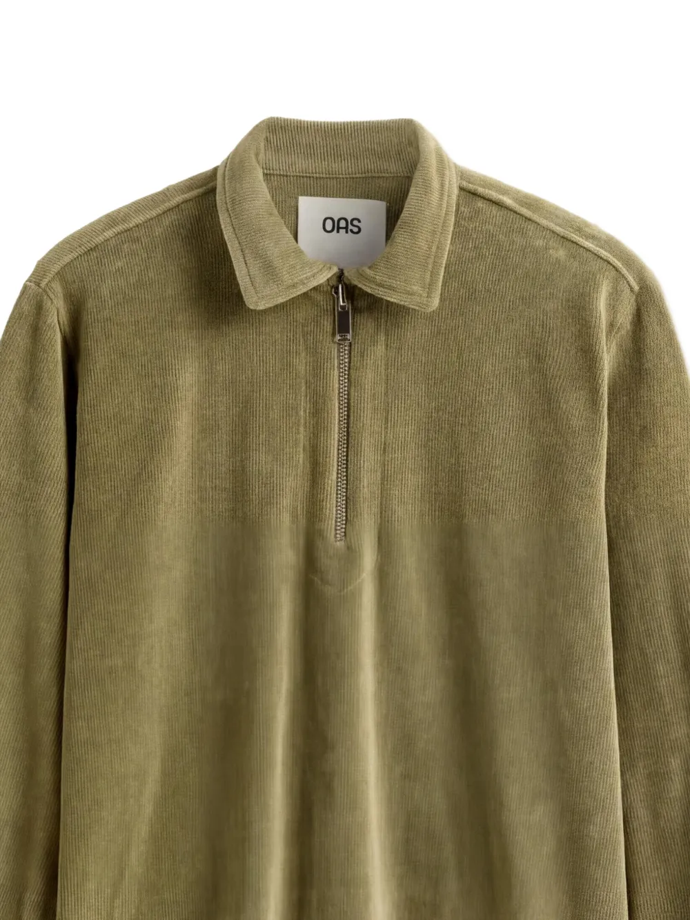 OAS Company Savvy poloshirt met kwartrits Groen