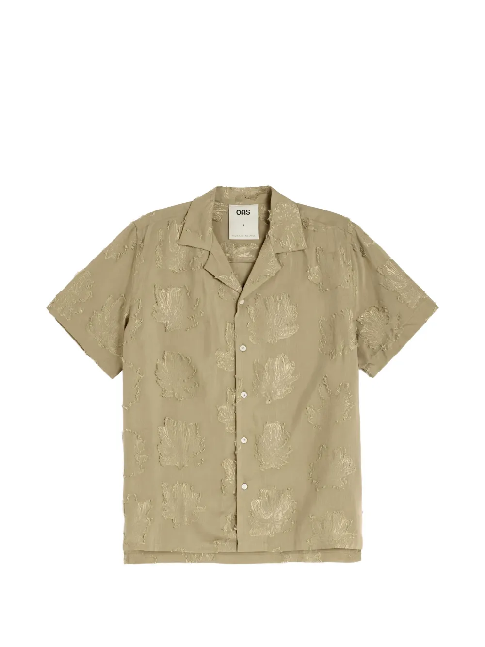 OAS Company Palmoza Rocco button-down shirt - Toni neutri