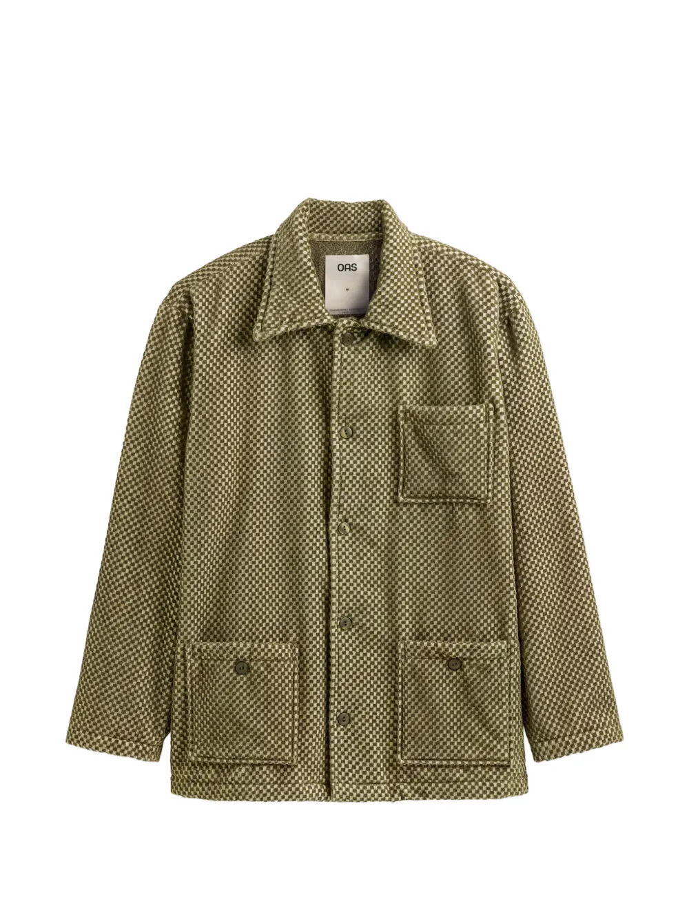 OAS Company Poblano Dandy checkered jacket - Grün