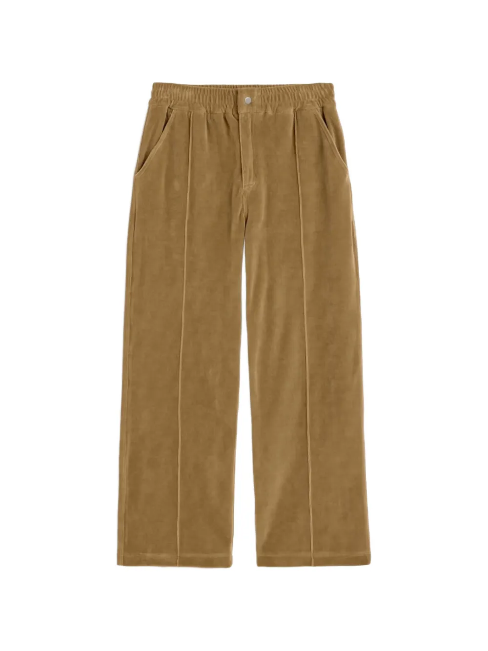 OAS Company Ander pintuck-detail trousers - Marrone