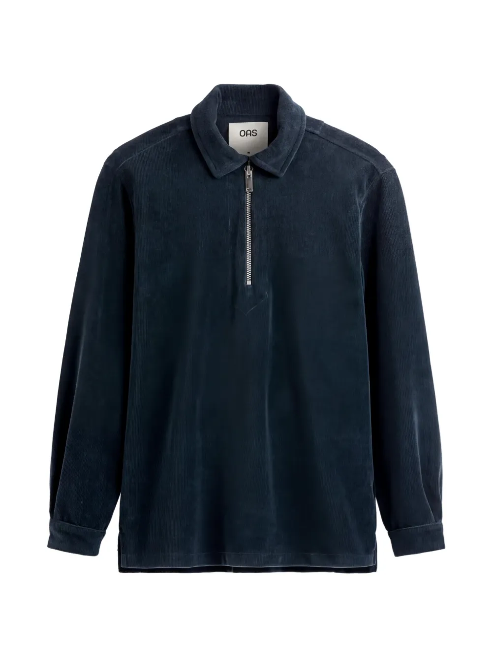 OAS Company Savvy zip-fastening polo shirt - Blu