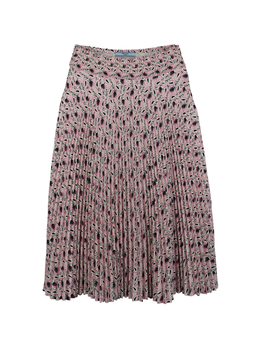 Prada Pre-Owned pleated midi skirt - Rosa