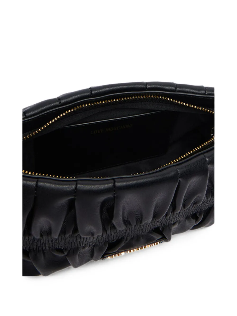 Love Moschino Schoudertas met ruches Zwart