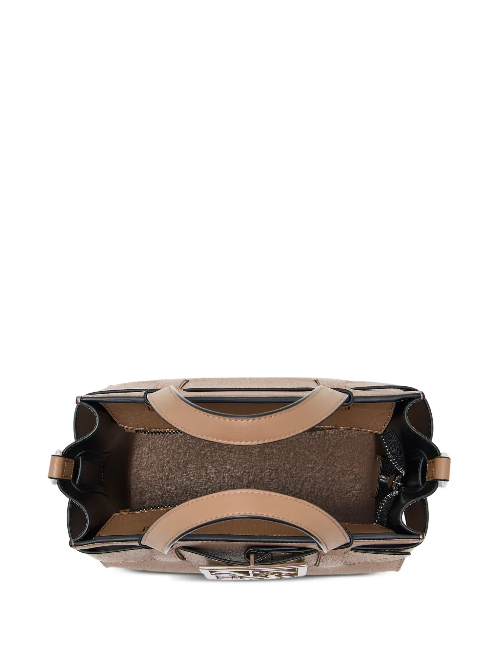 Armani Exchange Heuptas met logoplakkaat Beige