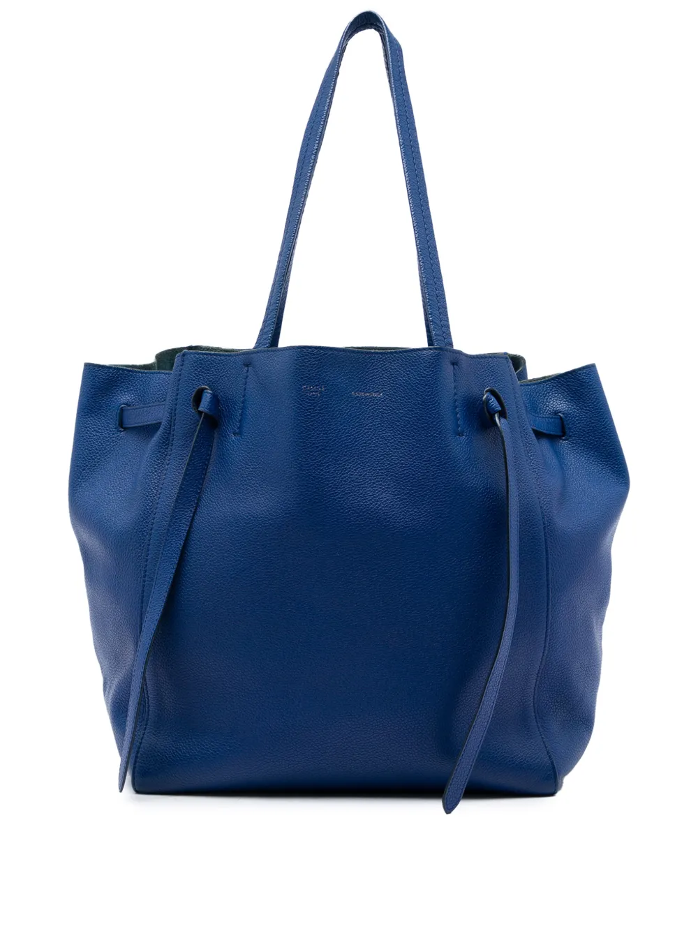Celine Pre-Owned 2014 Small Leather Phantom Cabas tote bag - Blau