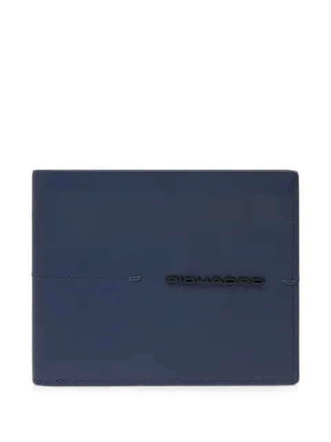 PIQUADRO logo-plaque bi-fold wallet