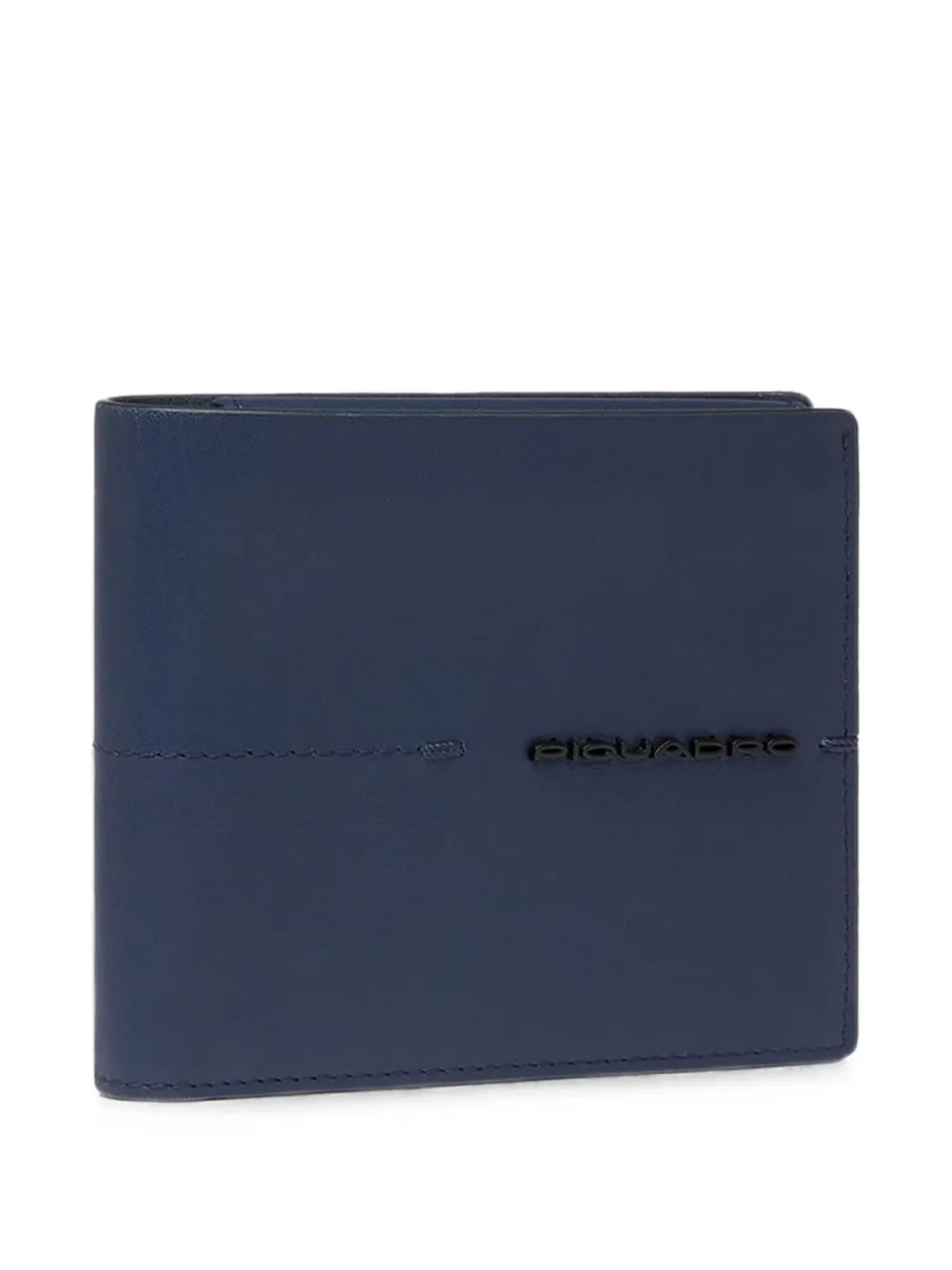 PIQUADRO Portemonnee met logoplakkaat Blauw