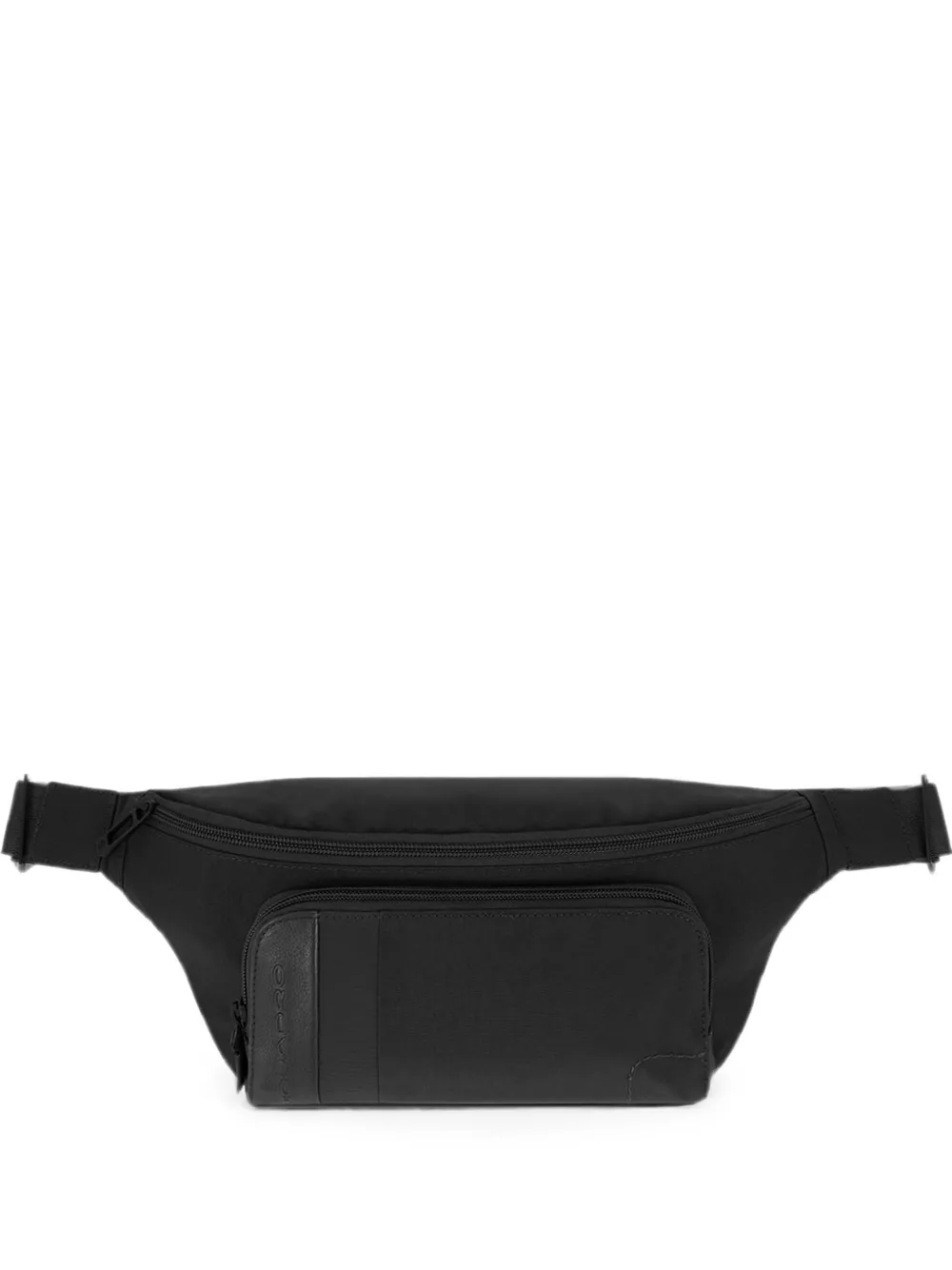 PIQUADRO panelled belt bag - Nero