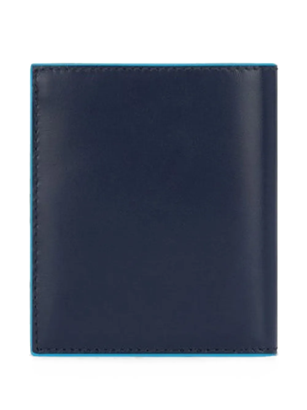 PIQUADRO Portemonnee met logoplakkaat Blauw