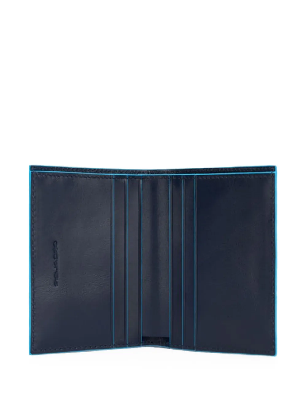 PIQUADRO Portemonnee met logoplakkaat Blauw