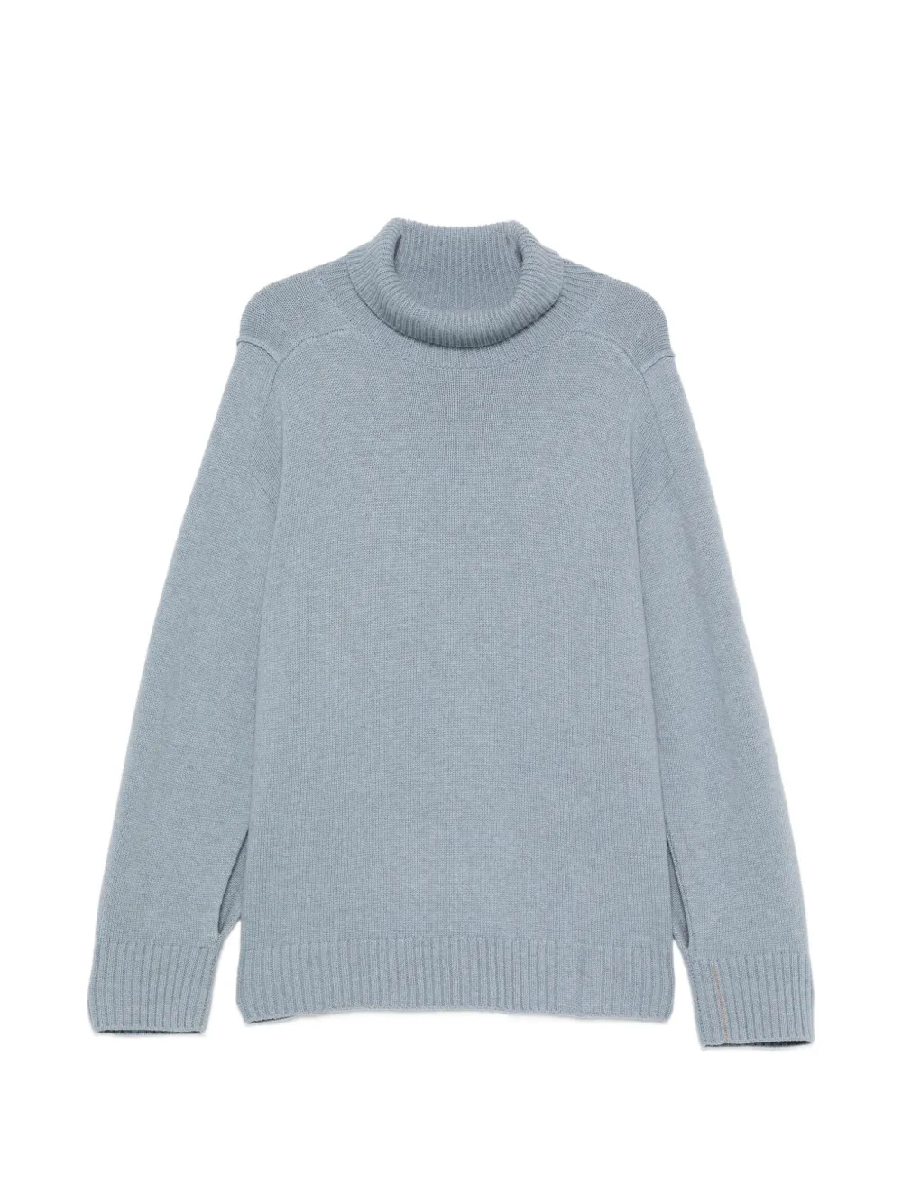 BOMPARD split-sleeve high-neck sweater