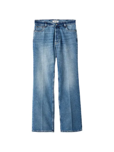 Miu Miu washed denim jeans