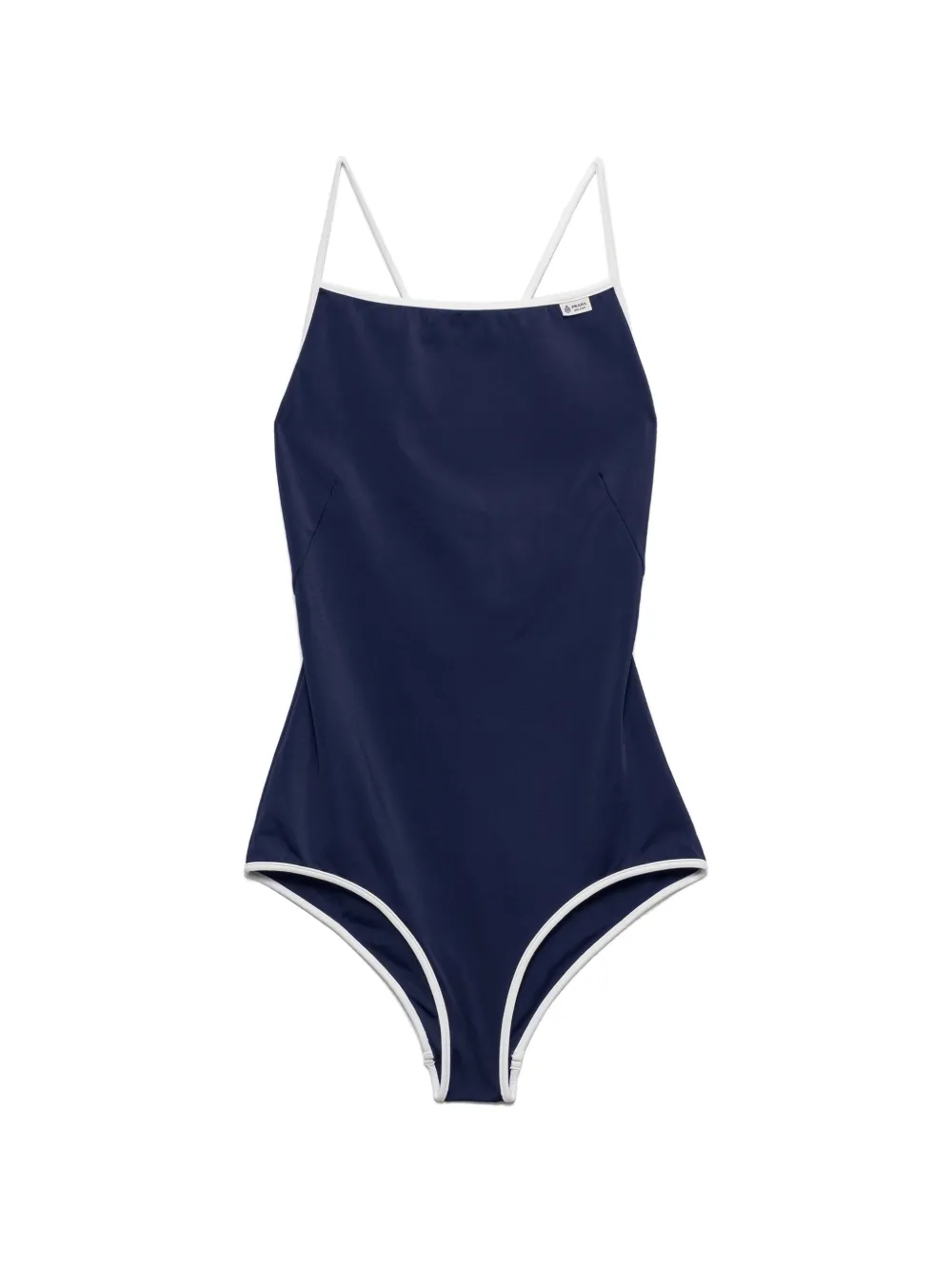 Prada one-piece jersey swimsuit - Blau