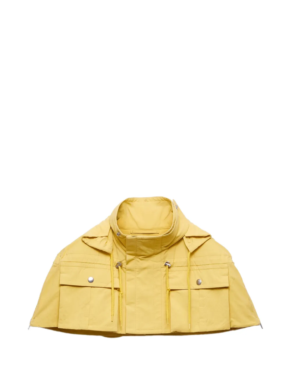 Prada Impermeabile in tessuto tecnico - Giallo