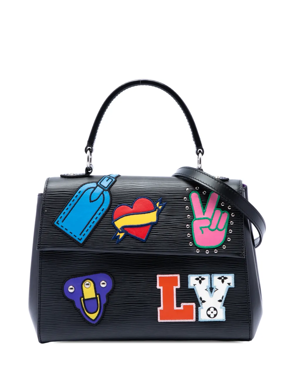 Louis Vuitton Pre-Owned 2018 Epi LV Stories Cluny BB satchel - Schwarz