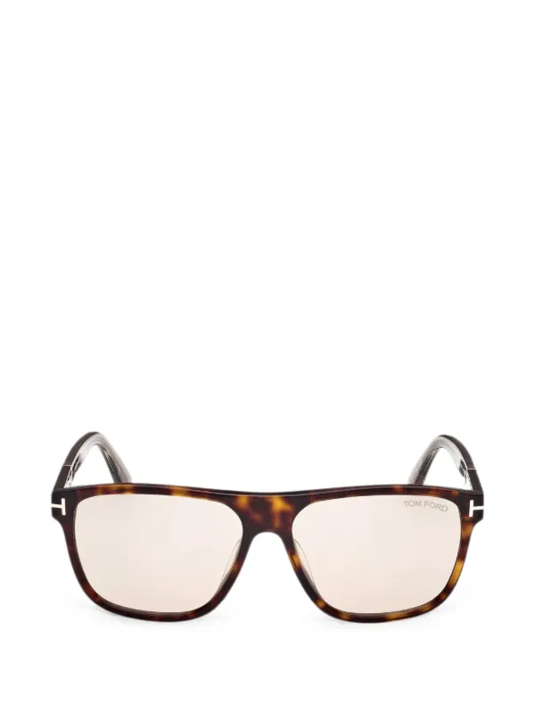 TOM FORD サングラス スクエア TOM FORD Eyewear Frances スクエアフレーム サングラス | ブラウン