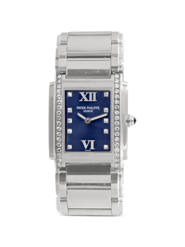 Patek Philippe Pre-owned Twenty~4 25mm Watch in Blue