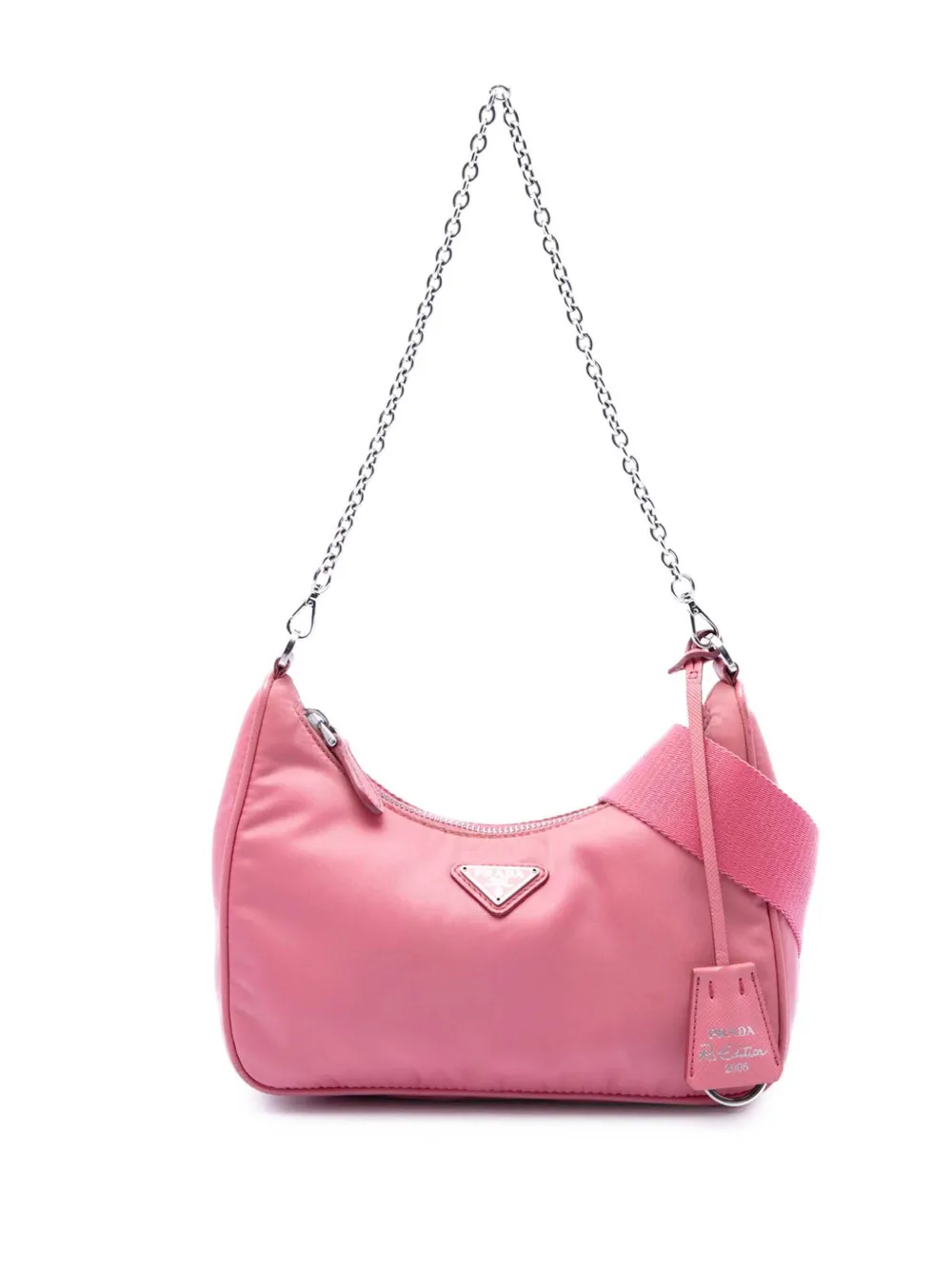 Prada Pre-Owned 2019-2026 Tessuto Re Edition 2005 satchel - Rosa