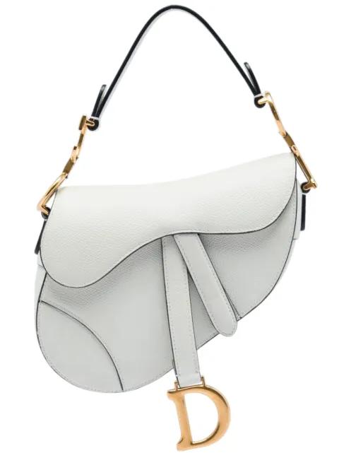 Christian Dior Pre-Owned 2019 Mini Grained Calfskin Saddle Bag satchel