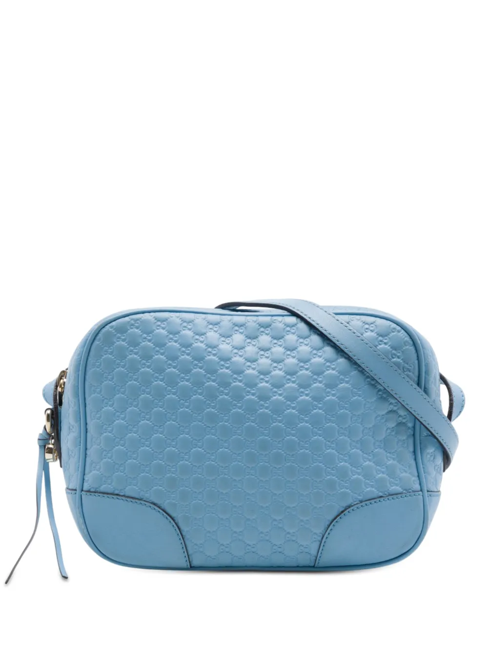Gucci Pre-Owned 2016-2026 Microguccissima Bree crossbody bag - Blu