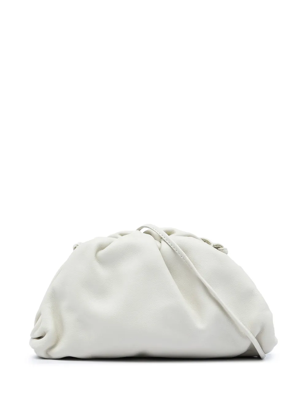 Bottega Veneta Pre-Owned 2012-2026 Lambskin The Mini Pouch crossbody bag - Weiß
