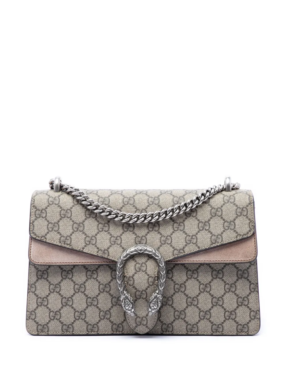 Gucci Pre-Owned 2021-2026 Medium GG Supreme Dionysus shoulder bag - Toni neutri