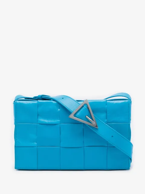Bottega Veneta Pre-Owned bolsa crossbody Paper Cassette de piel de becerro Intrecciato 2012-2026