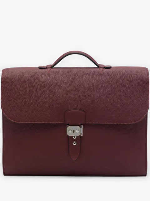 Hermès Pre-Owned 2010-2026 Clemence Sac A Depeches 38 business bag