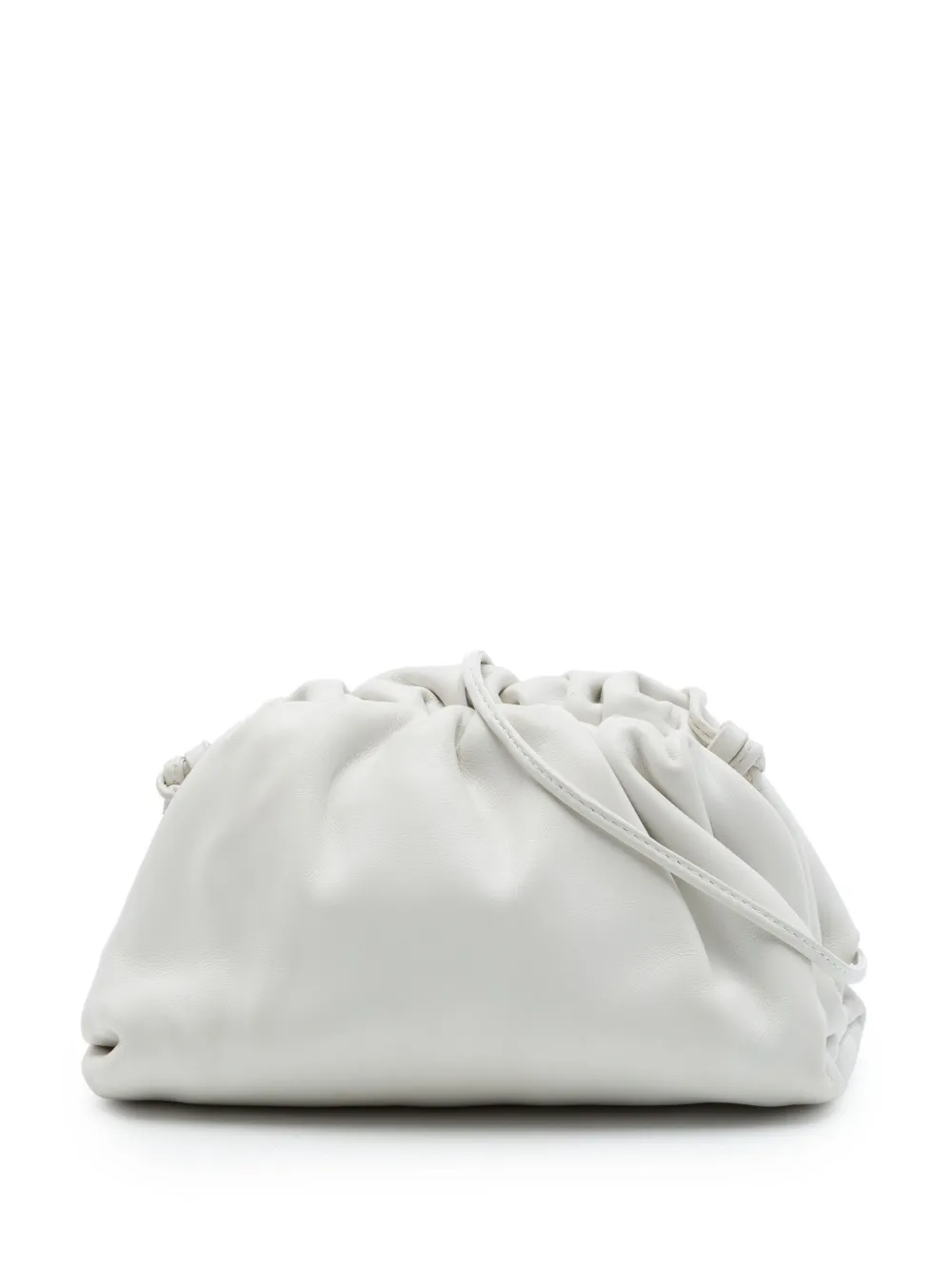 Bottega Veneta Pre-Owned 2012-2026 Lambskin The Mini Pouch crossbody bag - Weiß