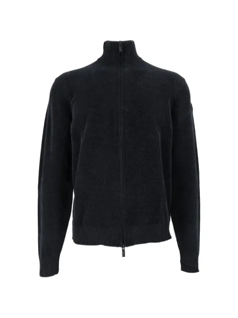 RRD mélange-effect zip-up cardigan