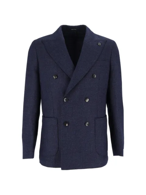 Brera double-breasted peak-lapel jacket