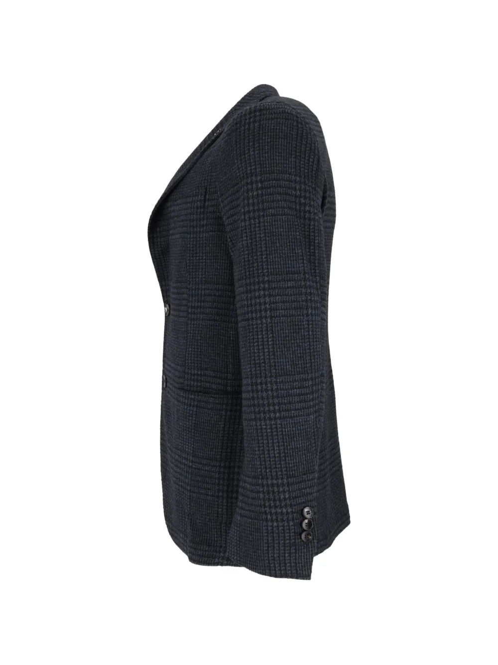 Brera Geruite blazer Blauw