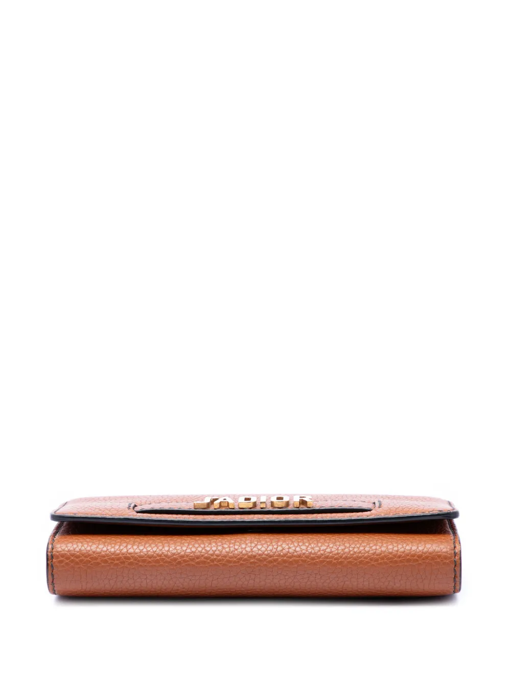 Dior Pre-owned 2017 Calfskin Jadior Wallet on Chain Crossbody Bag in Brown, view 4