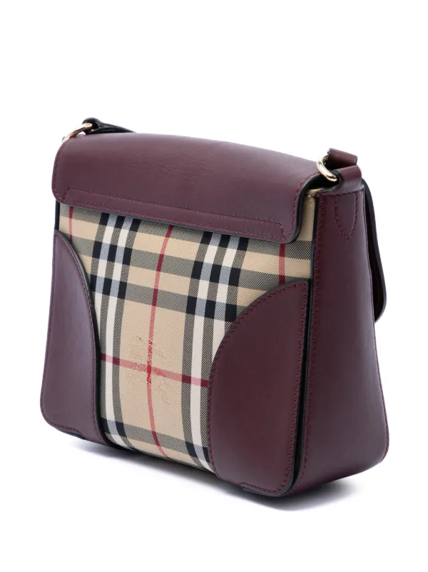 Burberry Pre-Owned 2000-2017 Small Haymarket Check Nylon And