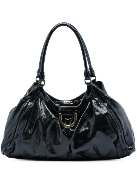 Gucci Pre-Owned 2016-2026 Patent Abbey D Ring shoulder bag