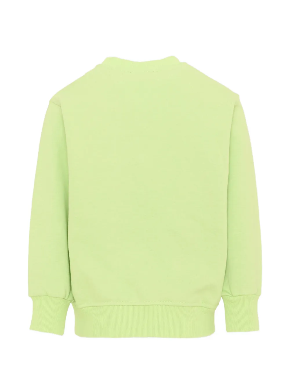 Diesel Kids Katoenen sweater met logoprint Groen