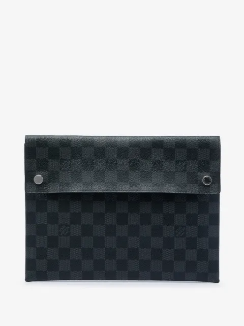Louis Vuitton Pre-Owned 2020 Damier Graphite Alpha Triple Pochette clutch bag