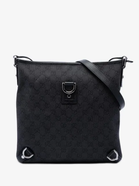 Gucci Pre-Owned bolsa crossbody Abbey D-Ring de mezclilla con GG 2000-2015
