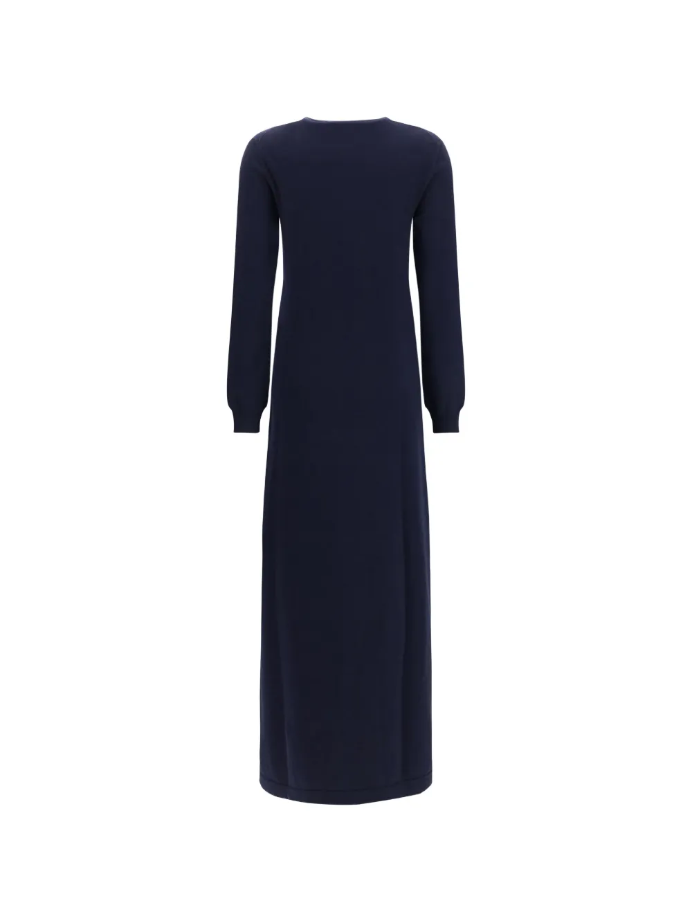 Malo cashmere long-sleeve maxi dress - Blau