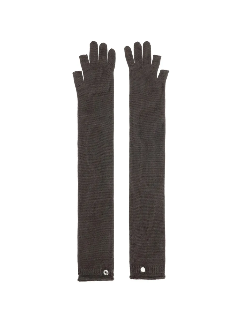 Rick Owens Fijngebreide handschoenen Grijs