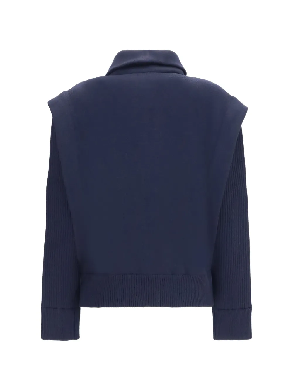 Giorgio Armani Ribgebreid jack Blauw