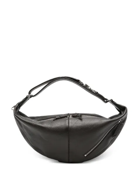 LEMAIRE mini Quiver Clip bag in grained buffalo leather