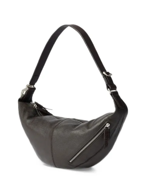 LEMAIRE mini Quiver Clip bag in grained buffalo leather