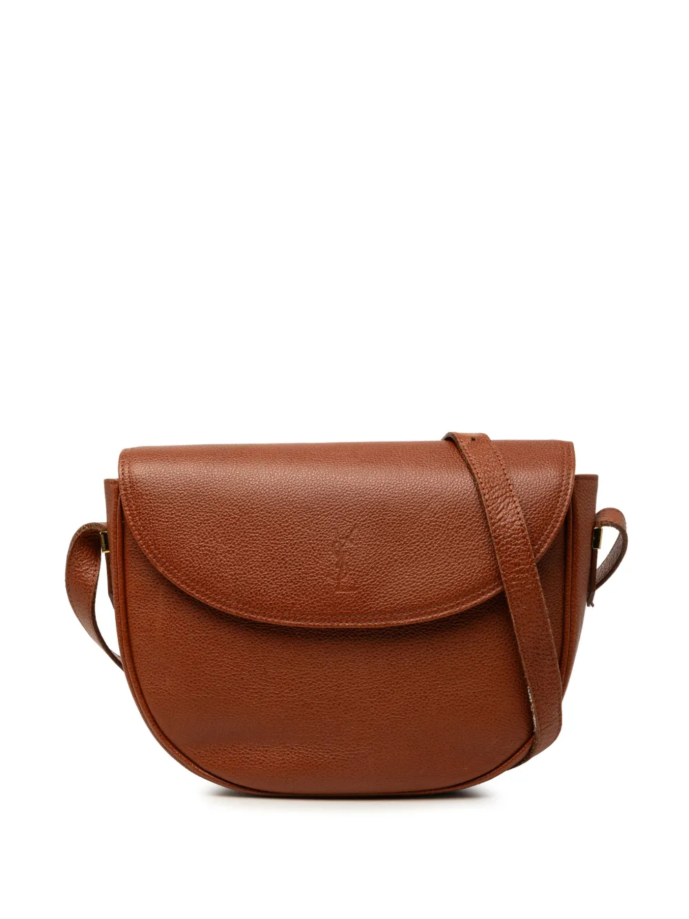 Saint Laurent Pre-Owned 20th Century Leather crossbody bag - Marrone