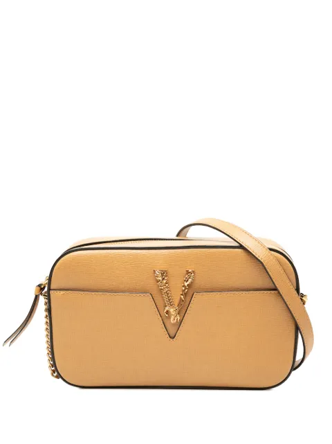 Versace Pre-Owned 2010-2026 Small Calfskin Virtus V Camera Bag crossbody bag