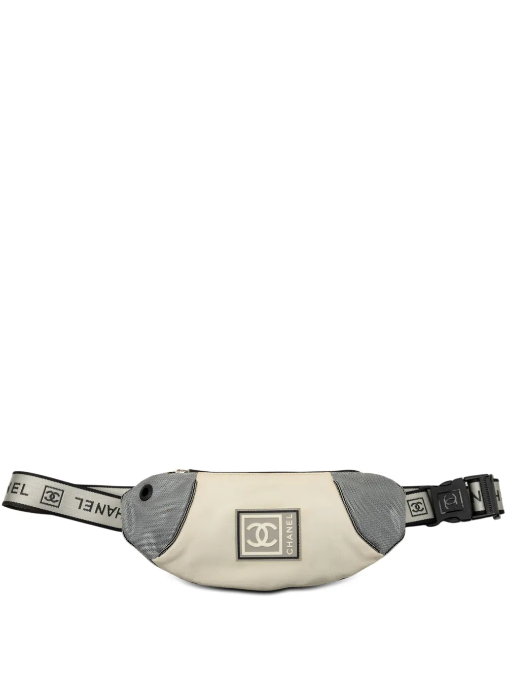 CHANEL Pre-Owned 2005-2006 CC Nylon Sports Line belt bag - Grigio
